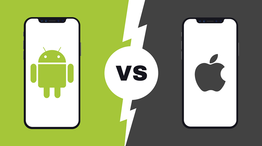 Comparison for Android vs iOS app development cost (2025)
