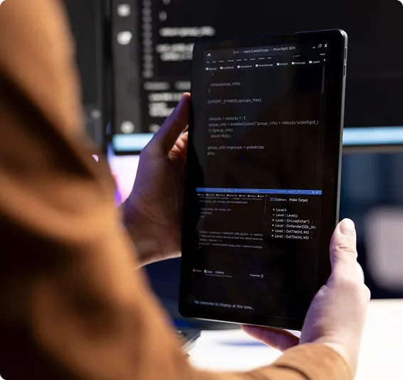 Image displaying mobile app testing activities