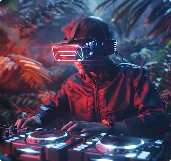 Image displaying immersive user experiences through AR and VR integration