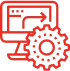 Icon representing automated QA in mobile app development