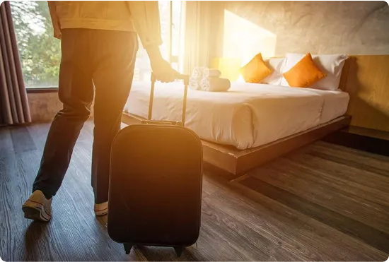 Image representing hotel booking mobile application