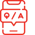 Icon representing quality assurance and testing for mobile applications