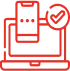 Icon showing mobile app compatibility across multiple platforms